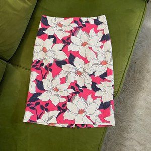 Ann Taylor Floral Pencil Skirt